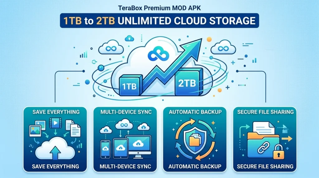 1TB to 2TB Unlimited Cloud Storage