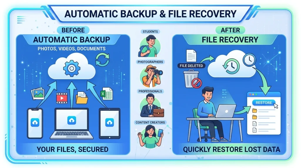 Automatic Backup and File Recovery