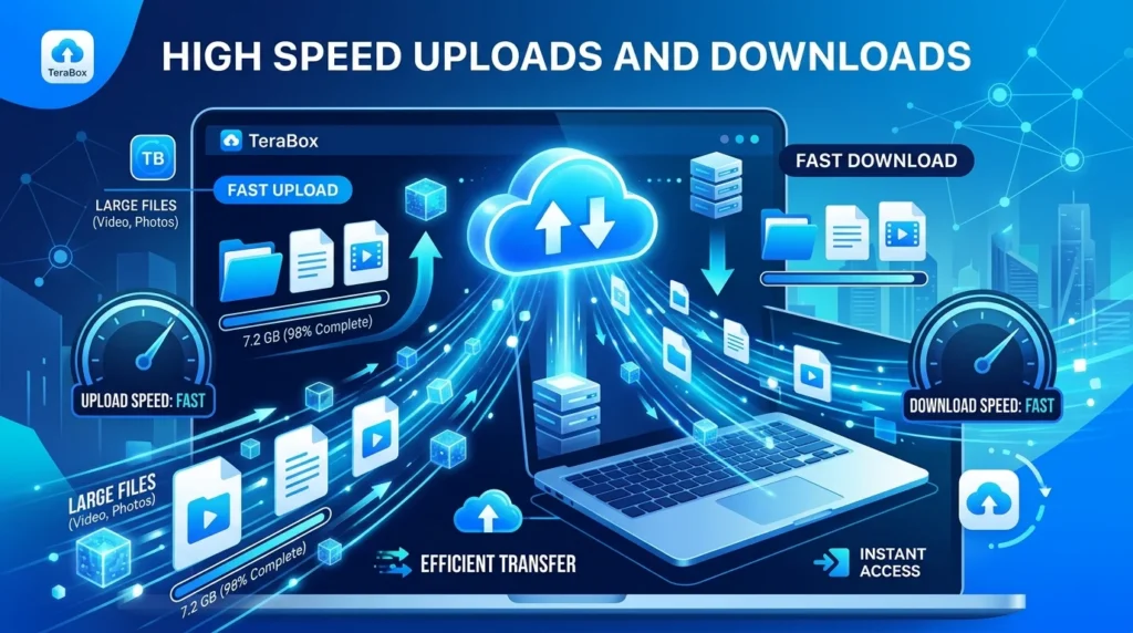 High Speed Uploads and Downloads