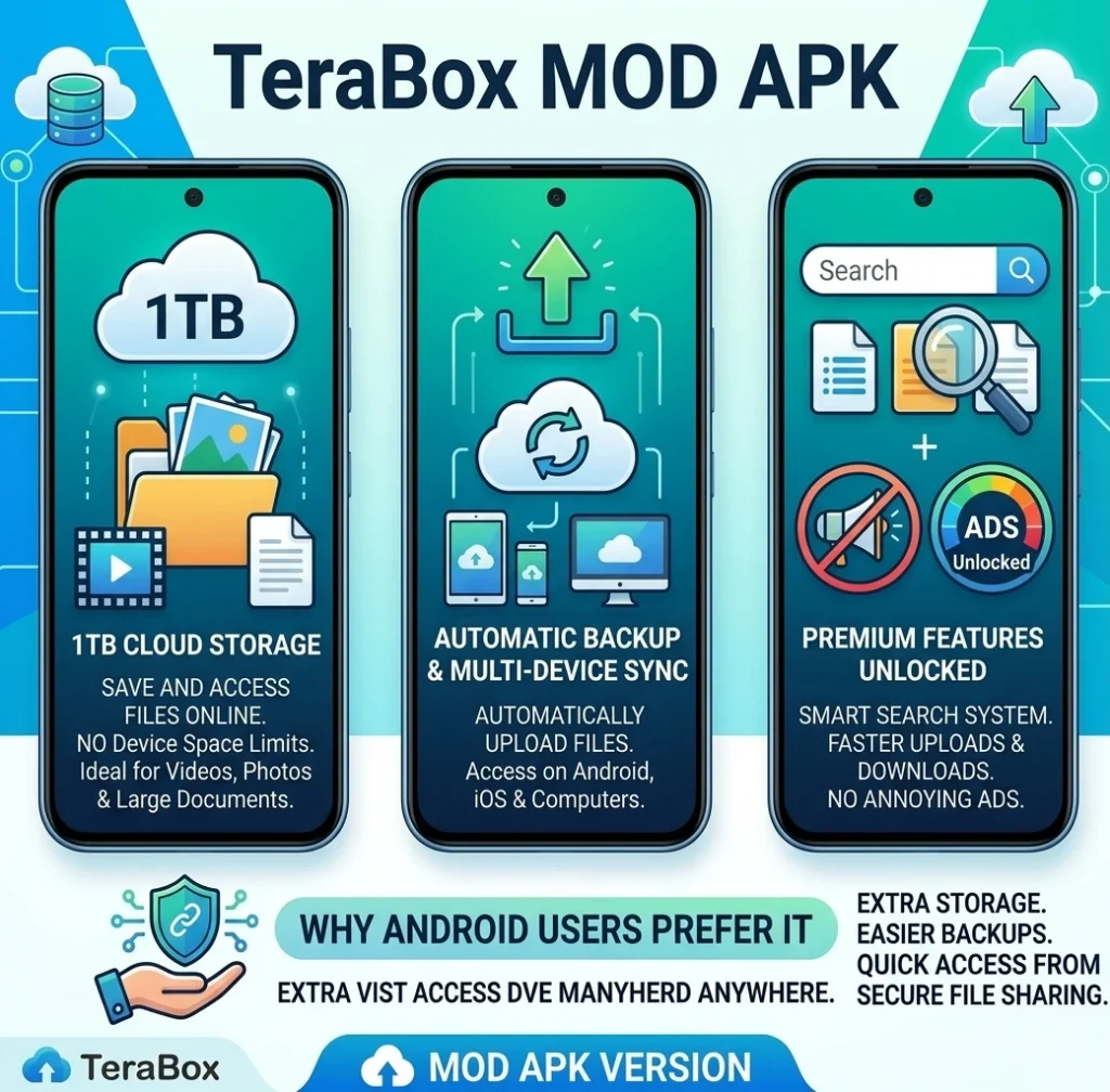 What is Terabox MOD APK and Why Android Users Prefer It